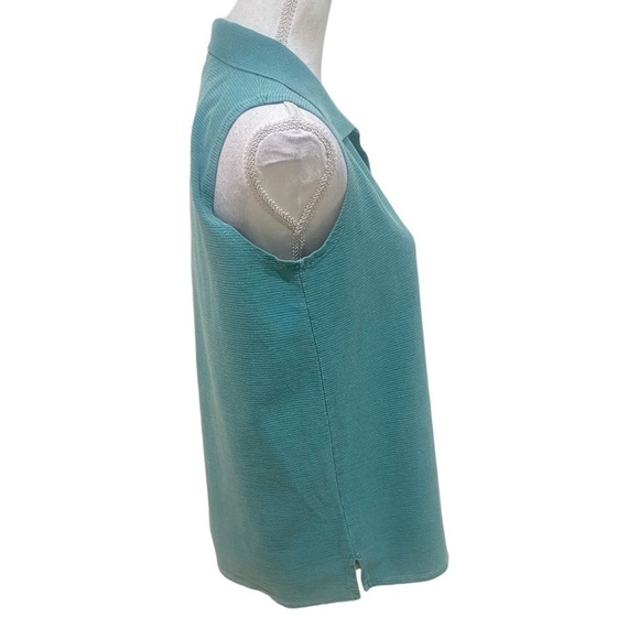 Gramicci sleeveless green collared top silver buttons chest pocket medium - Picture 9 of 12